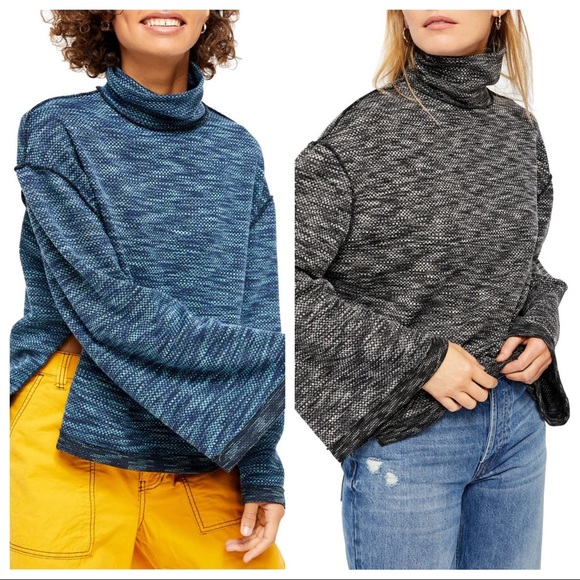 Free People Medium Sunny Days Turtleneck Overboard - Picture 2 of 10